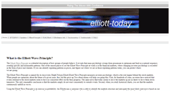Desktop Screenshot of elliott-today.com